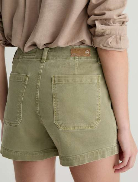 AG Analeigh Utility Short in Sulfur Basil