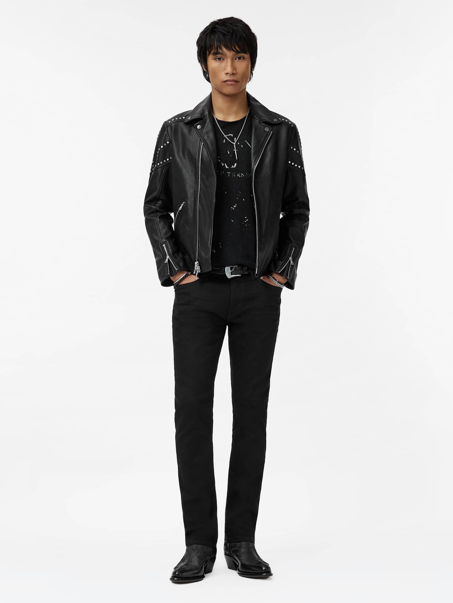 John Varvatos NO TRESSPASSING Tee - Black