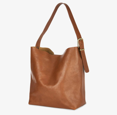 Brave Zyla classic tote bag in Tan Vachetta