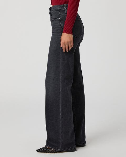 Paige Tatum 32" Wide Leg in Ink Black