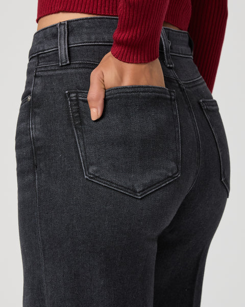 Paige Tatum 32" Wide Leg in Ink Black