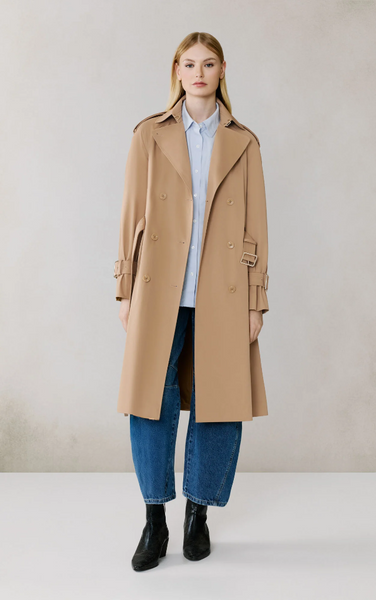 Soia&Kyo Becky-L Trench Coat in Teak
