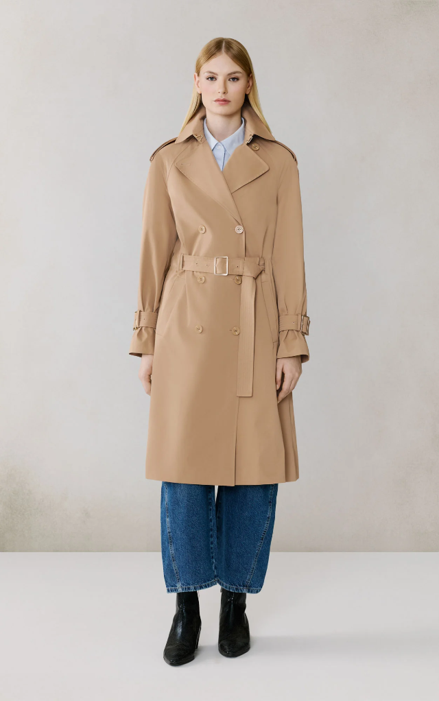 Soia&Kyo Becky-L Trench Coat in Teak