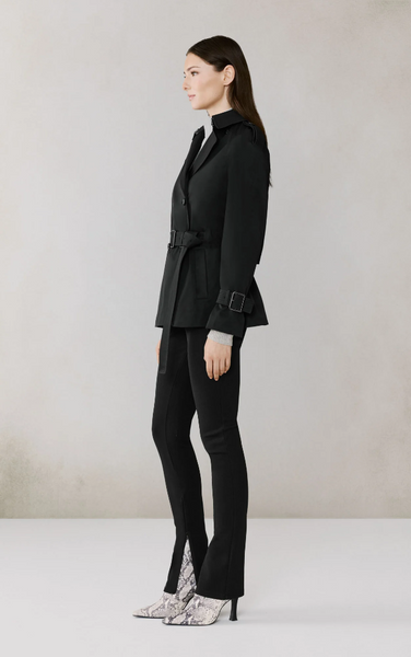 Soia&Kyo Becky Trench Jacket in Black