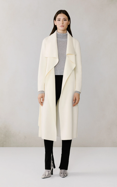 Soia&Kyo Britta-U Light Wool Coat in Powder