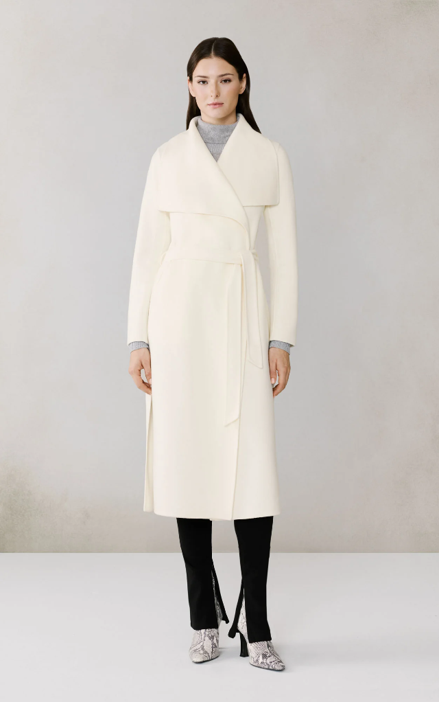 Soia&Kyo Britta-U Light Wool Coat in Powder
