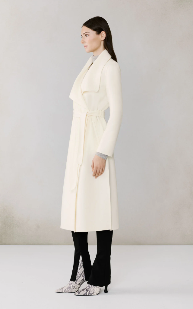 Soia&Kyo Britta-U Light Wool Coat in Powder