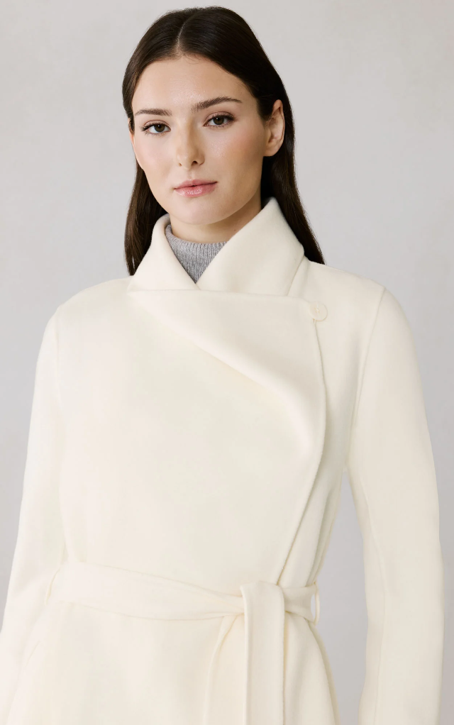 Soia&Kyo Britta-U Light Wool Coat in Powder