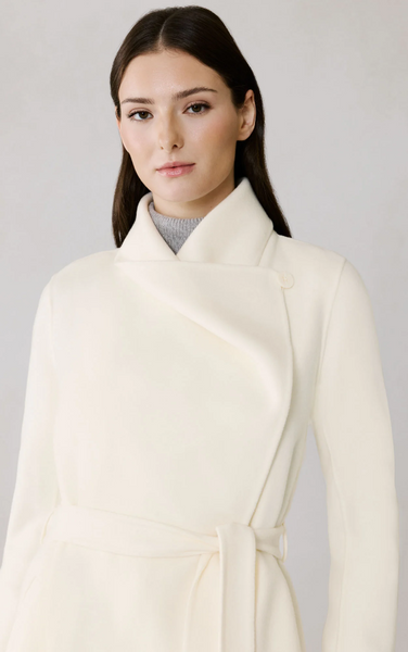 Soia&Kyo Britta-U Light Wool Coat in Powder