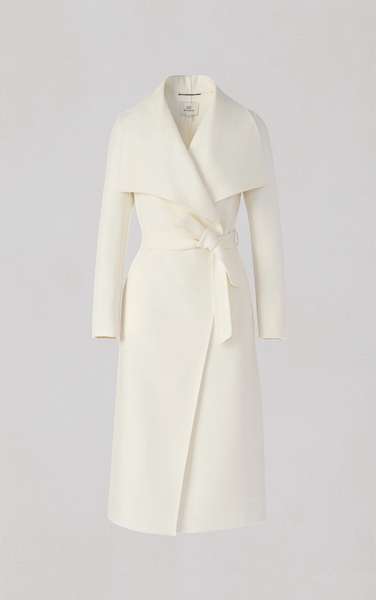 Soia&Kyo Britta-U Light Wool Coat in Powder
