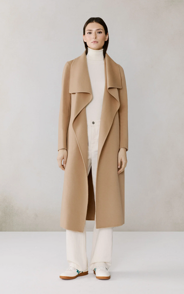 Soia&Kyo Britta-U Light Wool Coat in Teak
