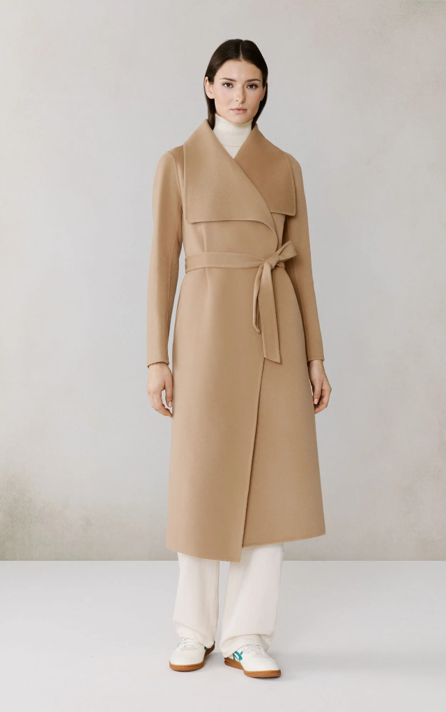 Soia&Kyo Britta-U Light Wool Coat in Teak