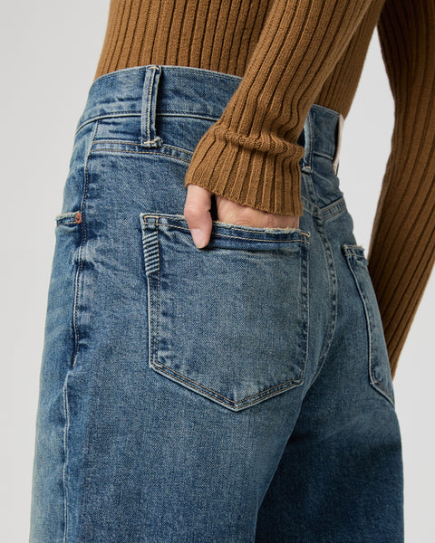 Paige Cameron Ankle Straight jean in Stones