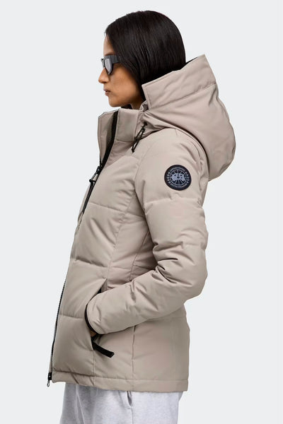 Canada Goose Women's Chelsea Parka CR Black Label - Limestone