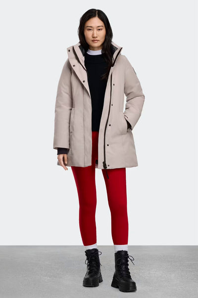 Canada Goose Women's Leslie Parka Black Label - Limestone