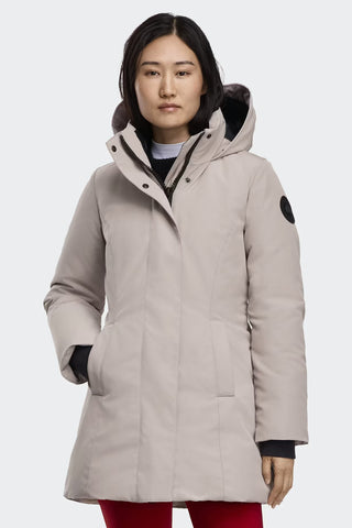 Canada Goose Women's Leslie Parka Black Label - Limestone