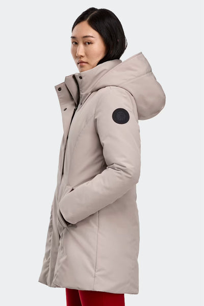 Canada Goose Women's Leslie Parka Black Label - Limestone