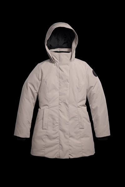 Canada Goose Women's Leslie Parka Black Label - Limestone
