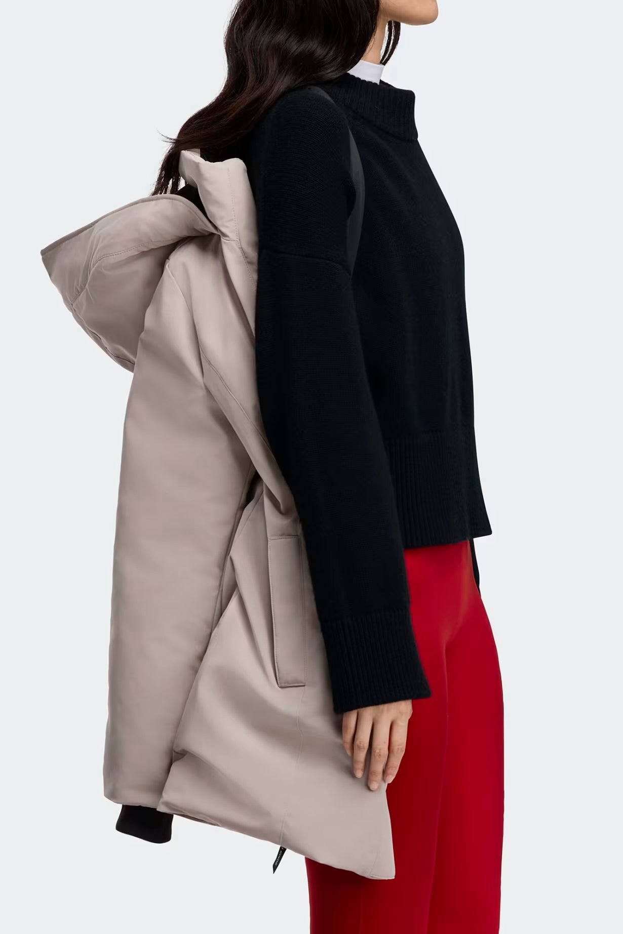 Canada Goose Women's Leslie Parka Black Label - Limestone