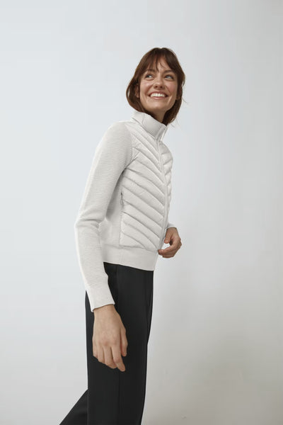 Canada Goose Women's HyBridge Knit Jacket - Cottongrass