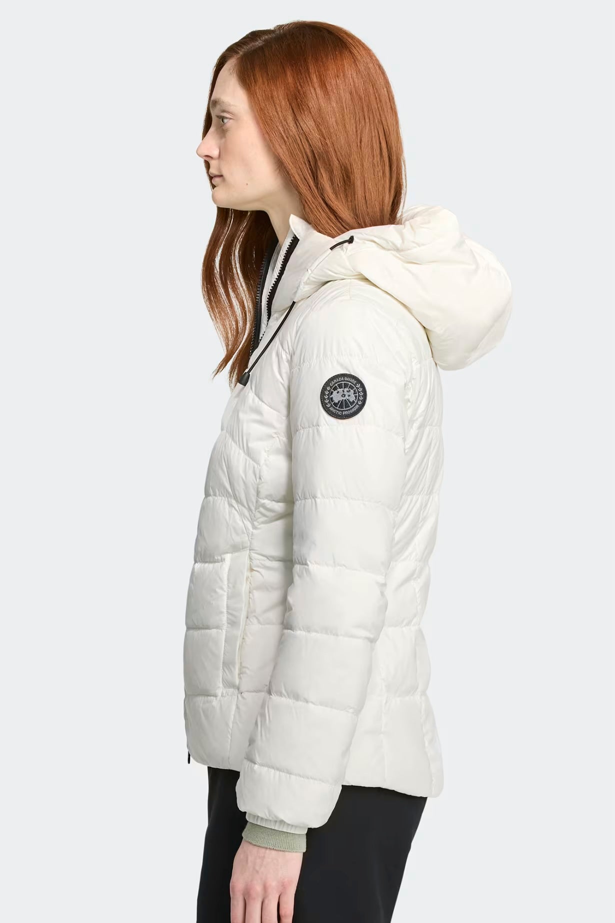 Canada Goose Women's Abbott Hoody Black Label - North Star White