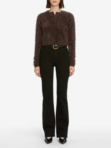 FRAME Teddy Cardigan in Coffee