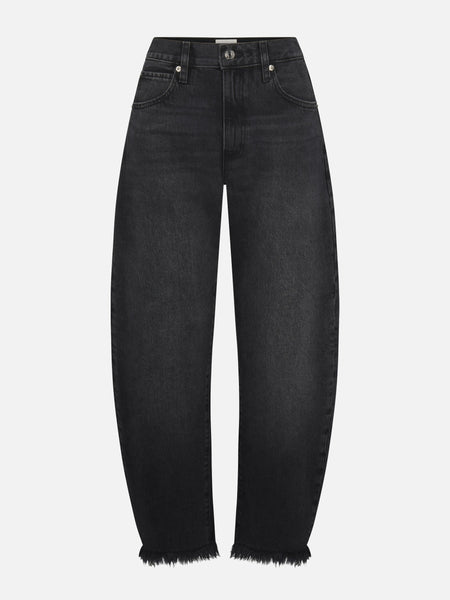 FRAME The Bubble Crop Jean in Limitless Raw Fray
