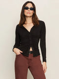 Sanctuary Dream Girl Button Up in Black