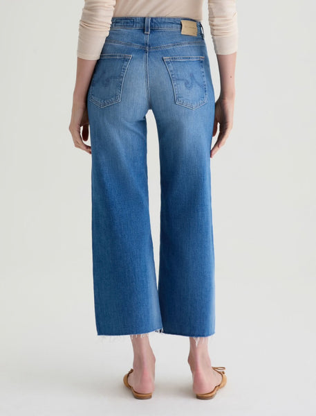 AG Saige Hi Rise Wide Leg Crop in 13 Years Allure