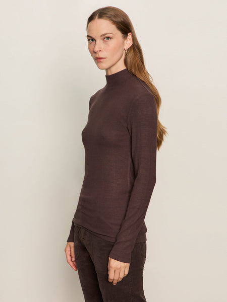 Sanctuary L/S Mock Essential in Semi Sweet
