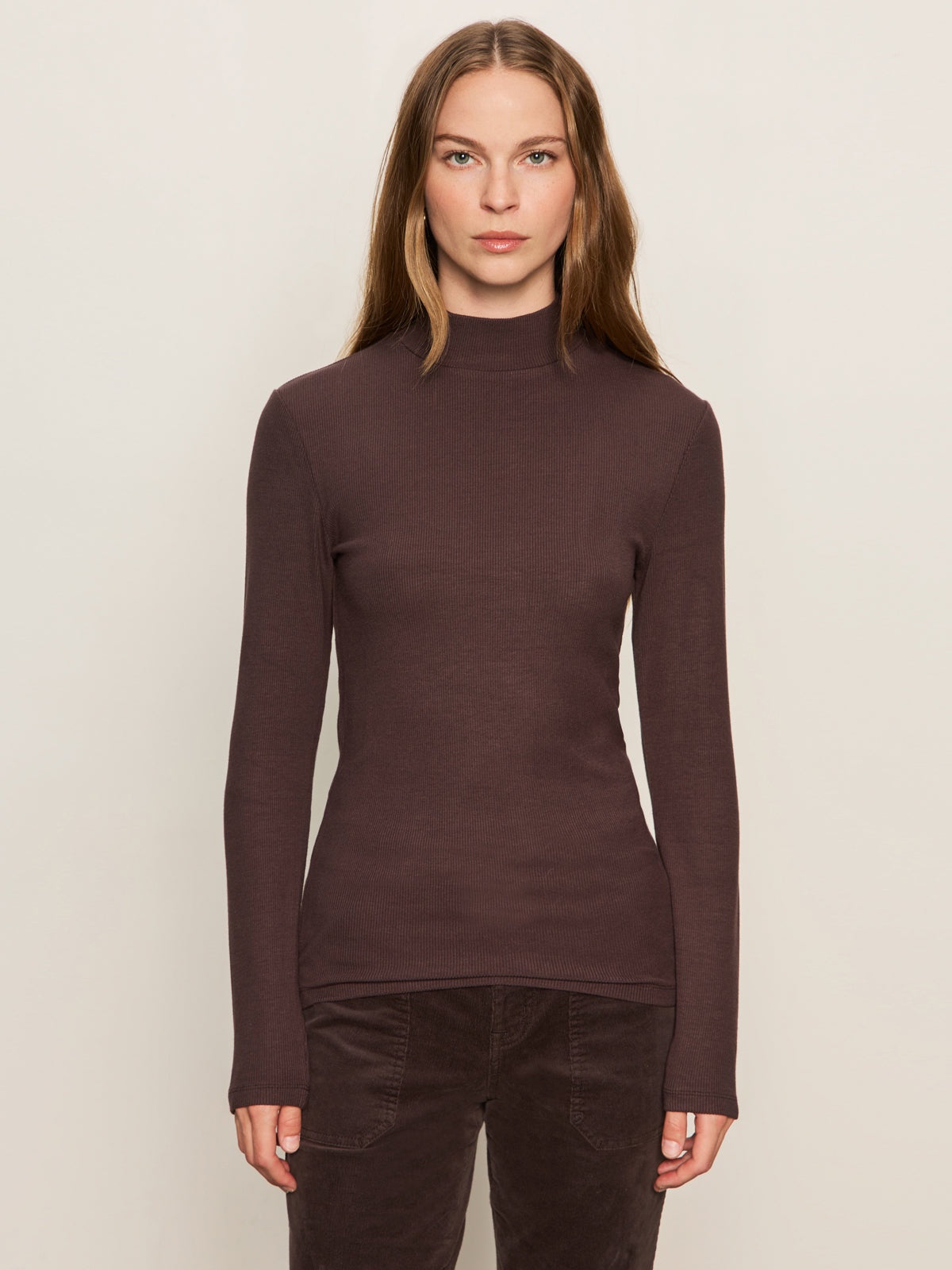 Sanctuary L/S Mock Essential in Semi Sweet