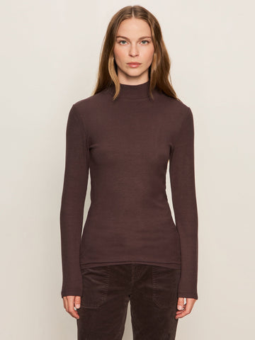Sanctuary L/S Mock Essential in Semi Sweet