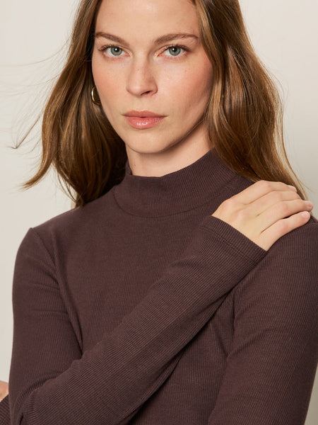Sanctuary L/S Mock Essential in Semi Sweet