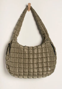 Free People Movement Quilted Carr Bag in Seargrass