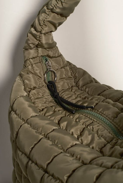 Free People Movement Quilted Carr Bag in Seargrass