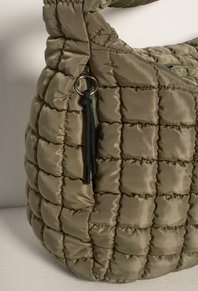 Free People Movement Quilted Carr Bag in Seargrass