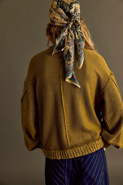 Free People Cute In This Cardi Cardigan in Fir Green