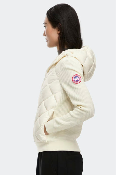 Canada Goose Women's HyBridge Quilted Knit Hoody - Cottongrass