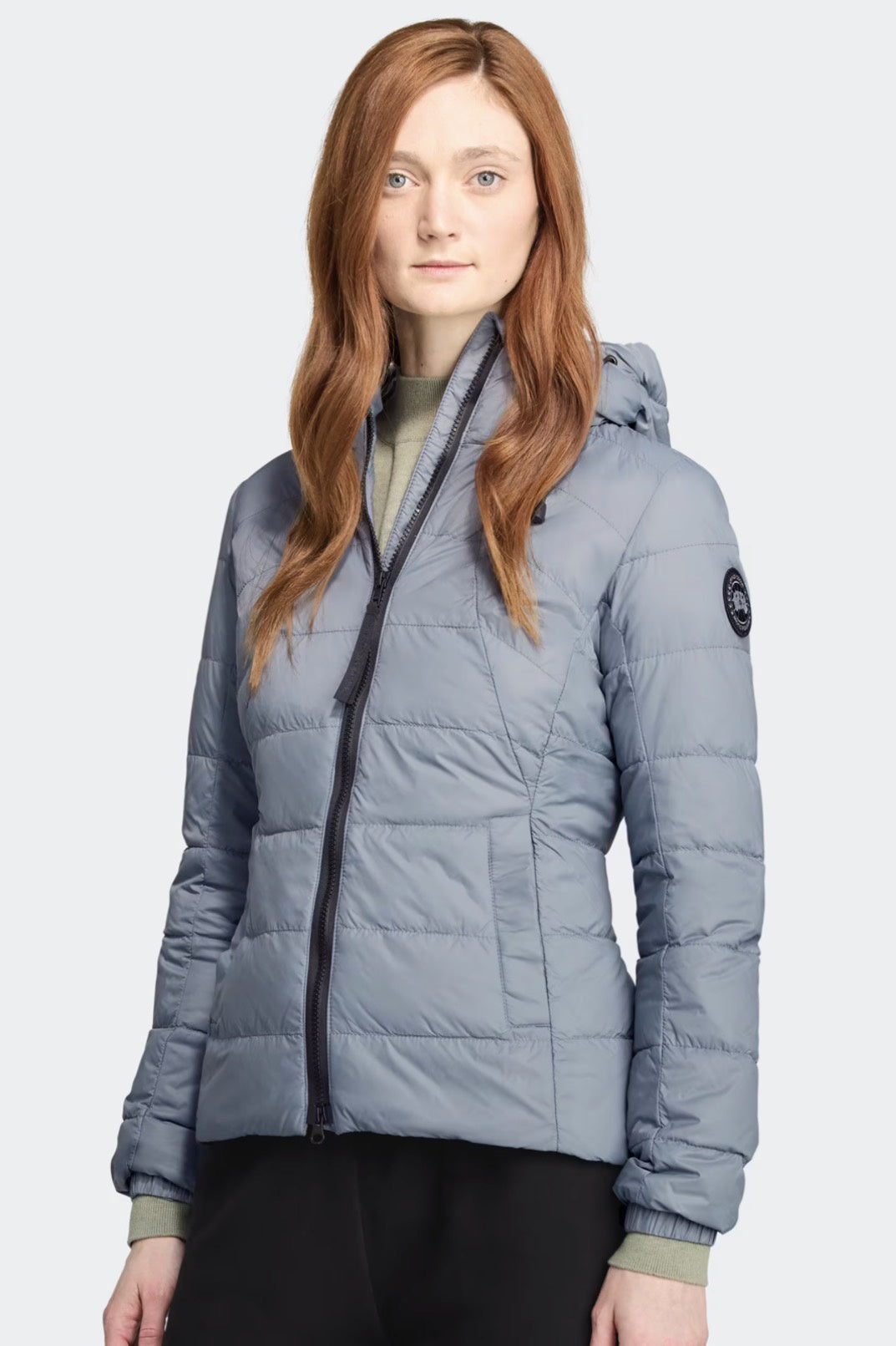 Canada Goose Women's Abbott Hoody Black Disc - Light Ozone Blue