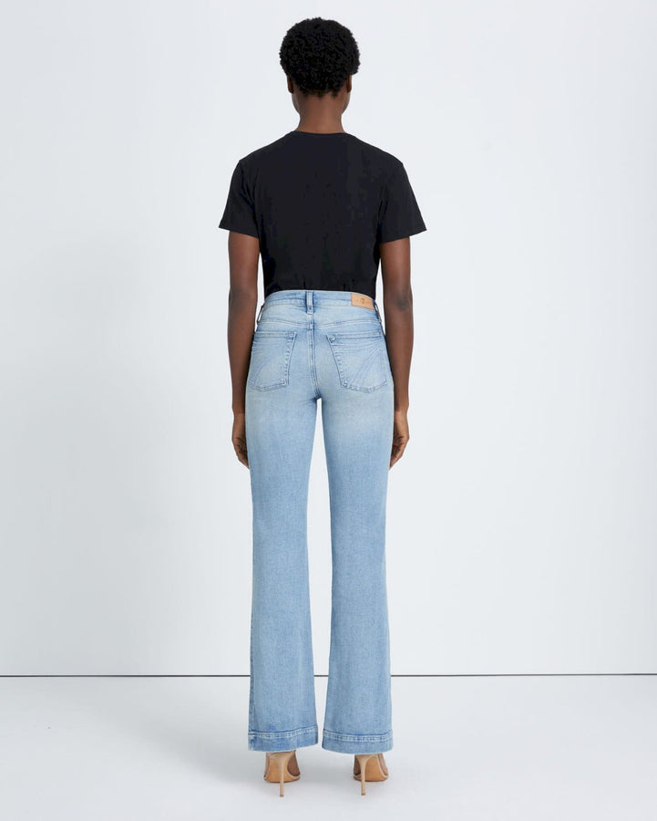 7 For All Mankind Dojo Wide Leg Jean in ILA