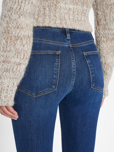 FRAME Le High Straight Jean in Majesty