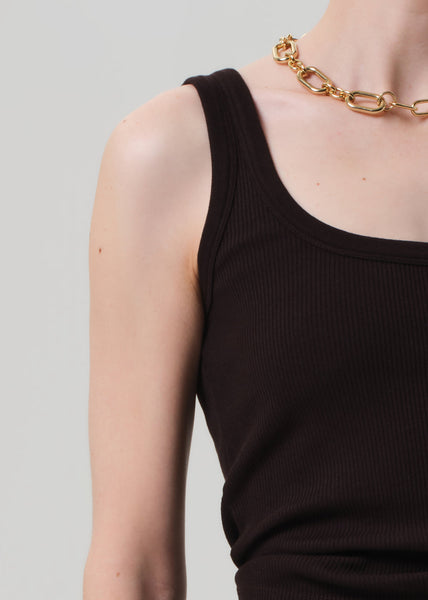 Citizens of Humanity Faye Tank in Chocolate