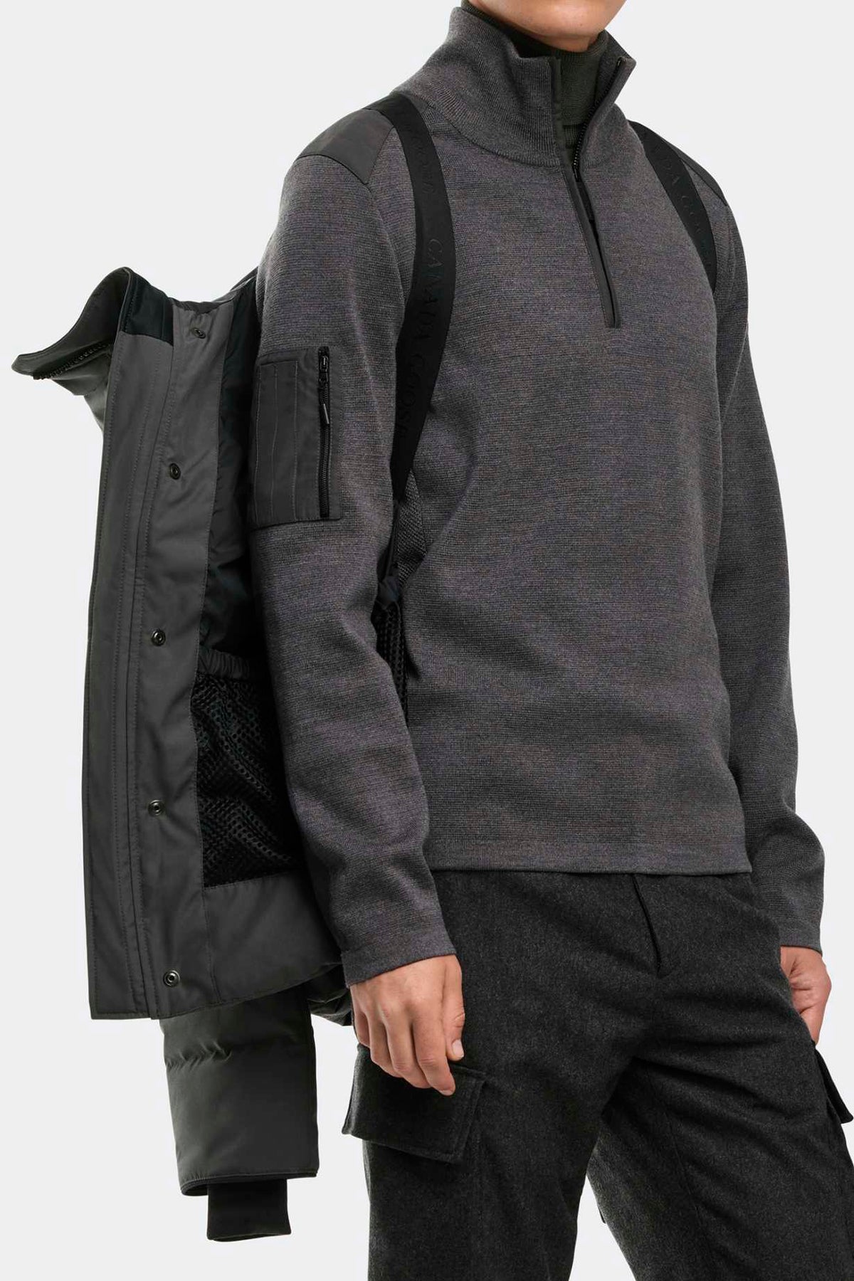 Canada Goose Men's MacMillan Parka CR - Granite Grey