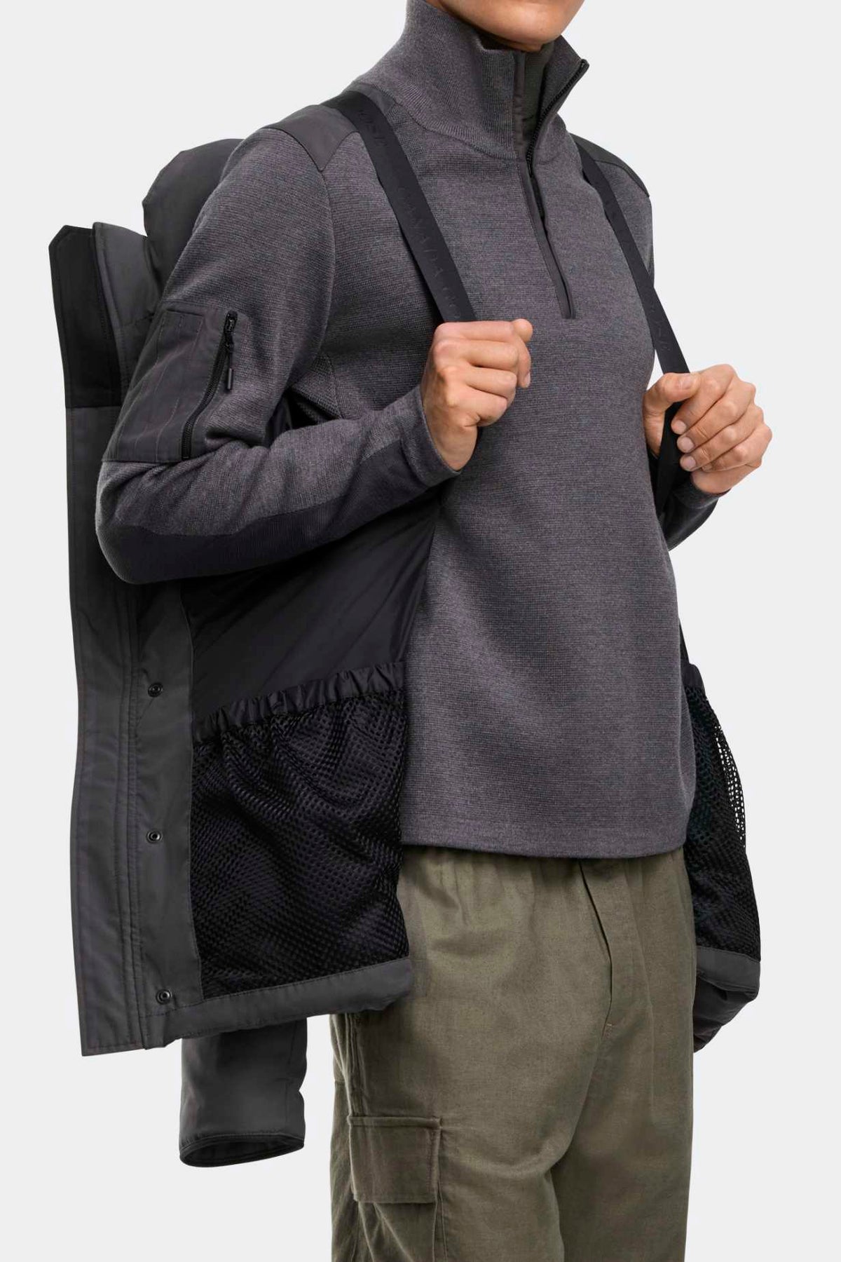 Canada Goose Men's Wyndham Parka CR - Granite Grey