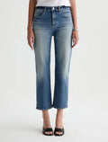 AG Brinley Mid-Rise Straight Crop Jean in 15 Years Bouquet