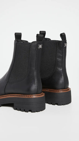 Sam Edelman Laguna Chelsea lug sole boot black leather