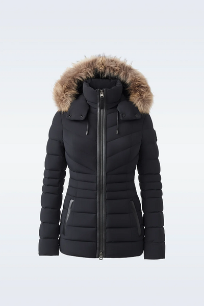 Mackage Patsy Mid-Length Recycled Down Jacket Black
