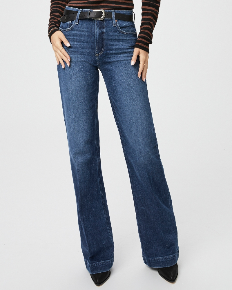 Paige Leenah Wide Leg Jean in Narrative – manhattan casuals