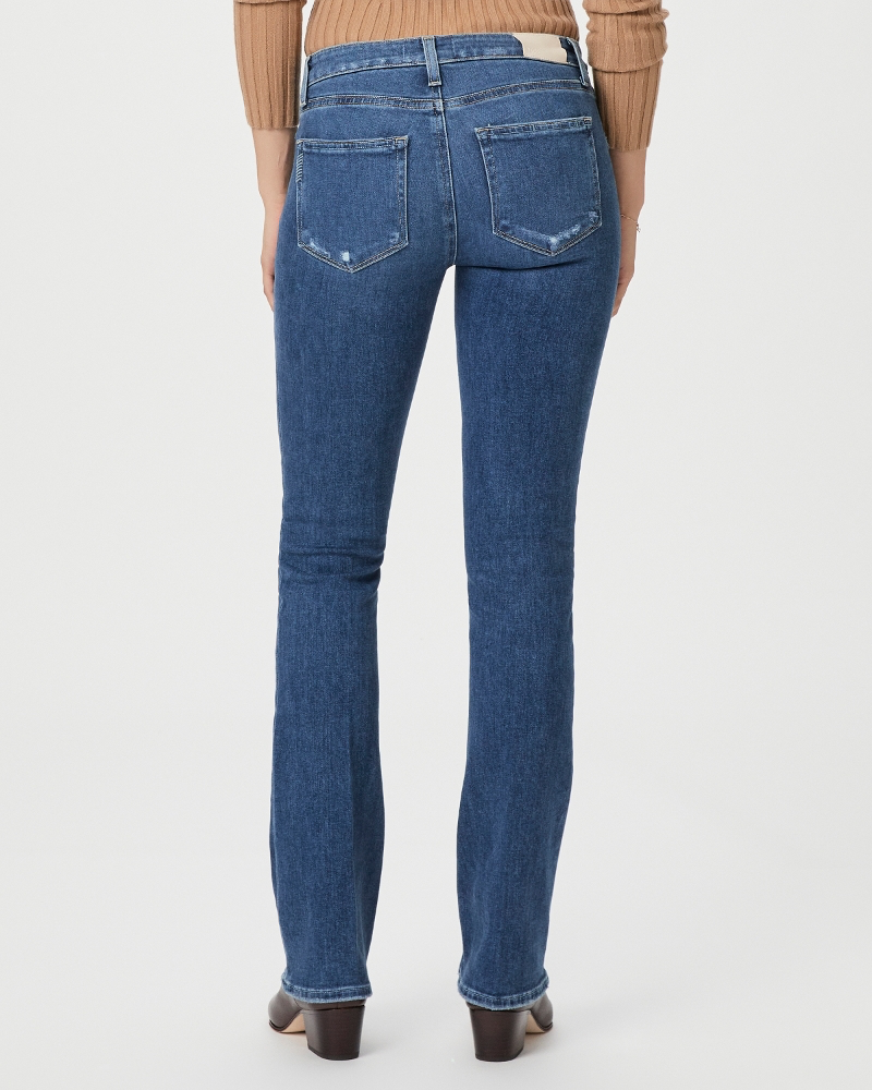 Paige Manhattan Bootcut Jean in Painterly