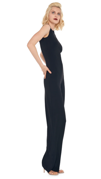 Norma Kamali Sleeveless Jumpsuit in Black